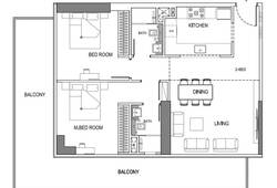 2 bedroom